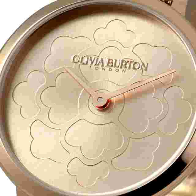 OLIVIA BURTON SIGNATURE OB24000059 Carnation Gold Ladies Brand Watch New