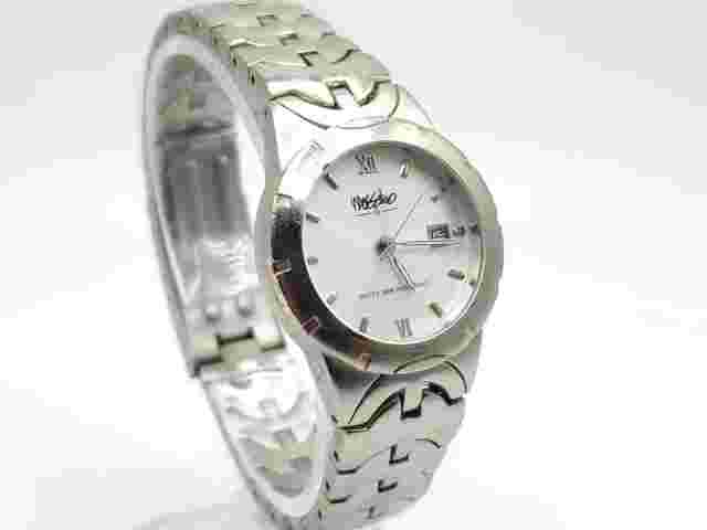 Mossimo Quartz Watch Womens New Battery Silver Date Dial 27mm