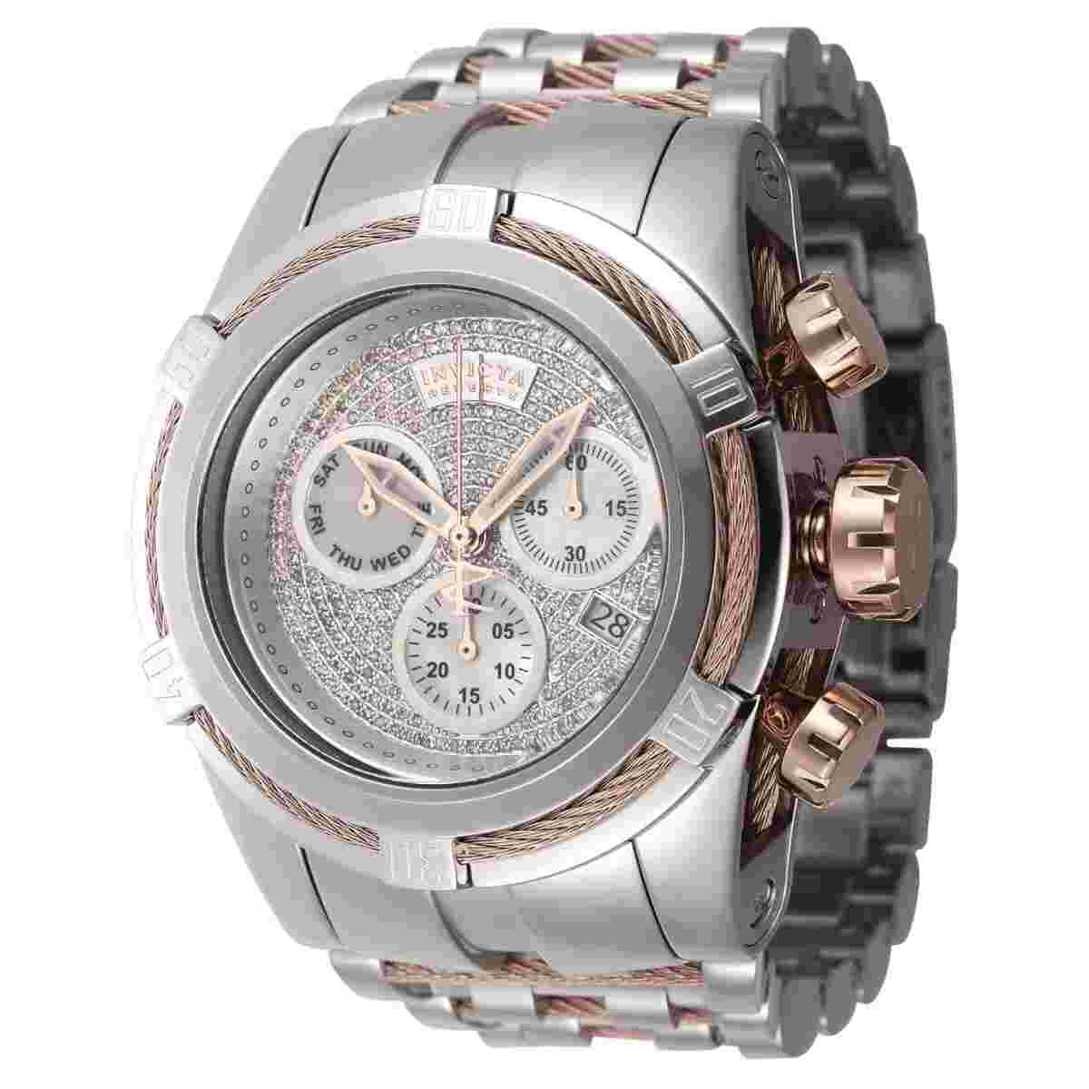Reserve Bolt Zeus 1.02 Carat Diamond Swiss Ronda Z60 Caliber Men's Watch