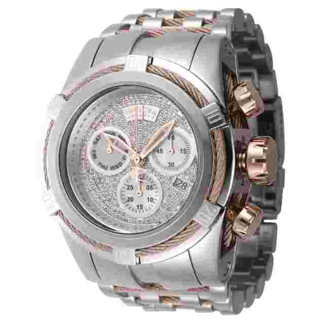 Reserve Bolt Zeus 1.02 Carat Diamond Swiss Ronda Z60 Caliber Men's Watch