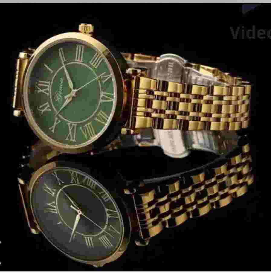 GENOA WATCH WITH GREEN DIAL