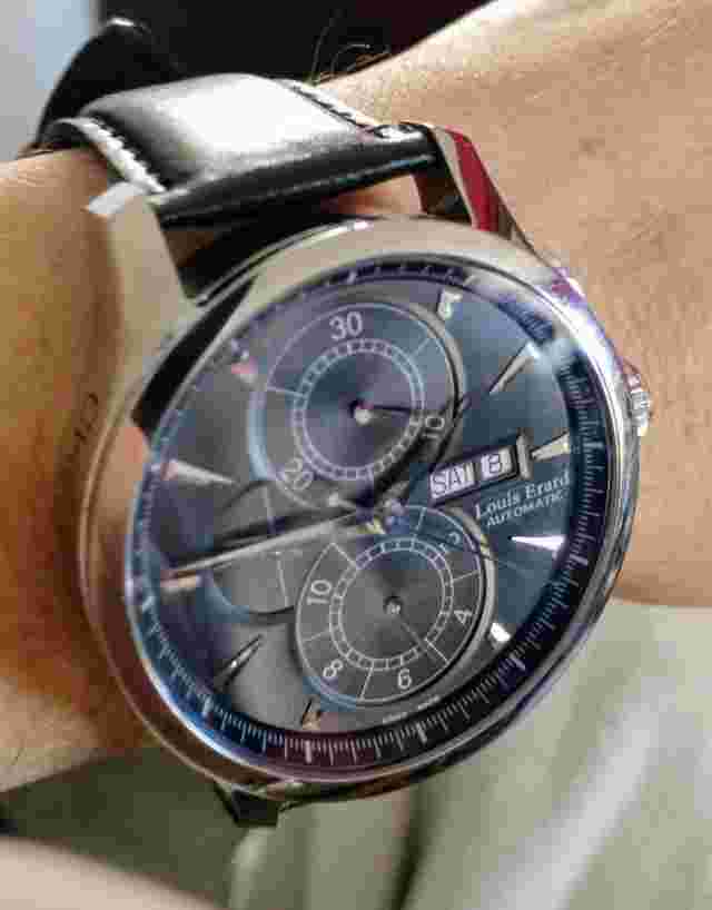 Louis Erard Chrono 1931 220 Day date Black Dial Automatic Men's Watch