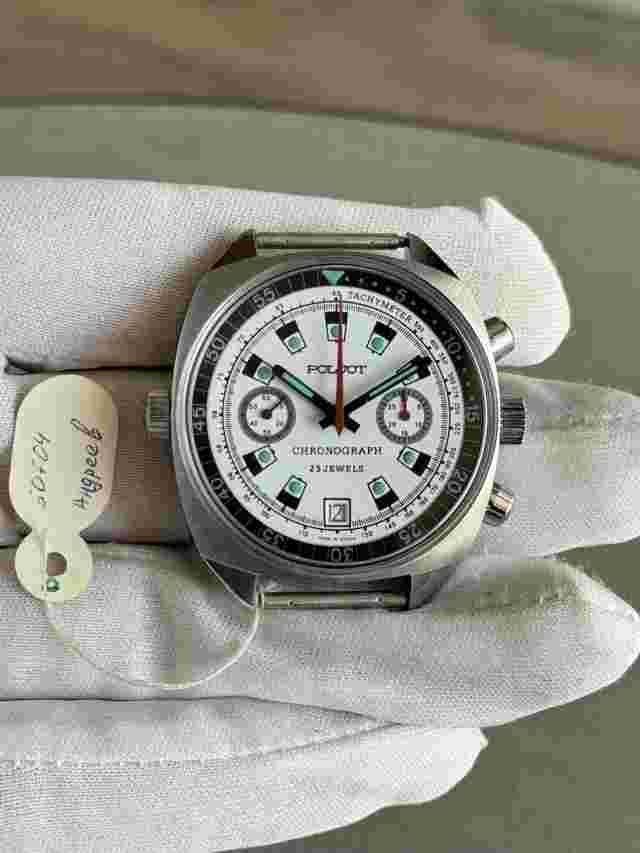 NOS Brand New POLJOT 3133 Chronograph Sturmanksie Old USSR Vintage Russian Watch