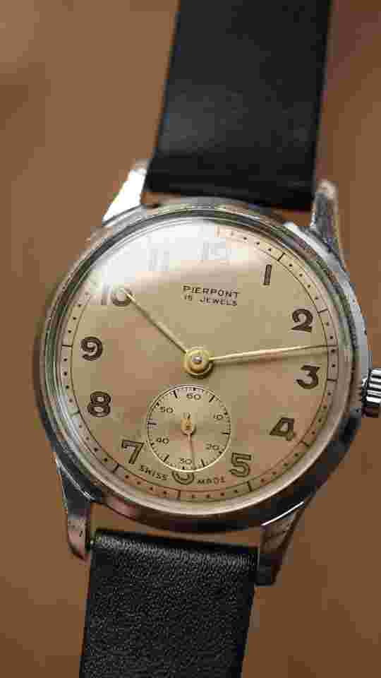 Pierpont 15 Jewels, Swis Made, Mechanical Watch