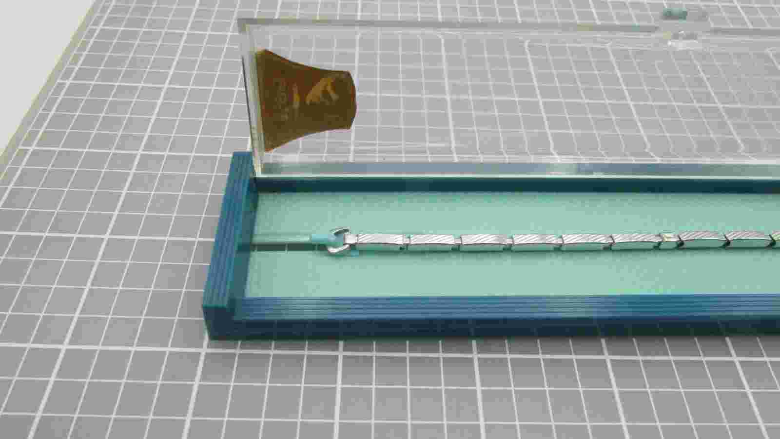 KREISLER NOS LADIES WATCH BAND EXPANSION 1/20 10kt WHT GOLD FILLED ART DECO W37