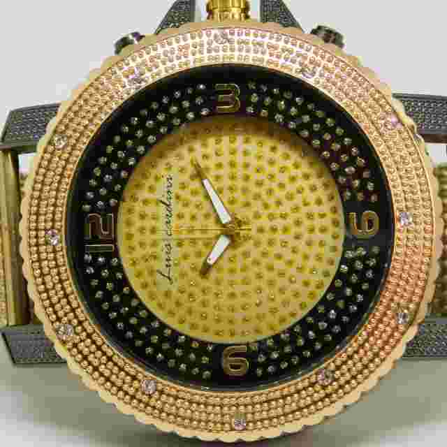Massive Heavy Luis Cardini 9278 Mesh Band Quartz Men's Fashion Watch New Battery