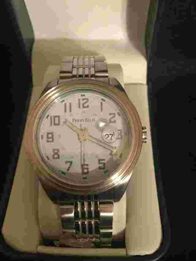 Perry Ellis - Men's Stainless Steel Watch with Date - New in Box - PEM0039