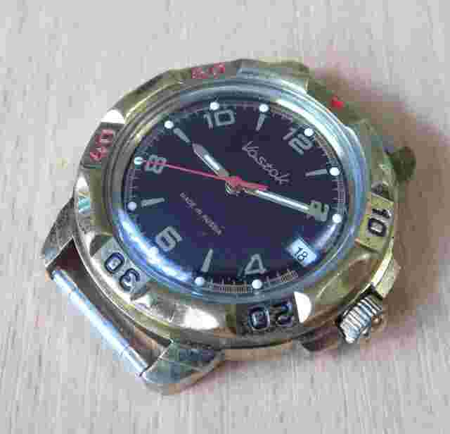 Vintage wrist watch Vostok Komandirskie Boctok old wristwatch work gift for him