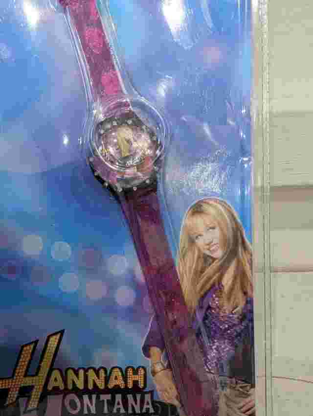 Hannah Montana Digital Watch Pink Strap NEW Miley Cyrus Disney