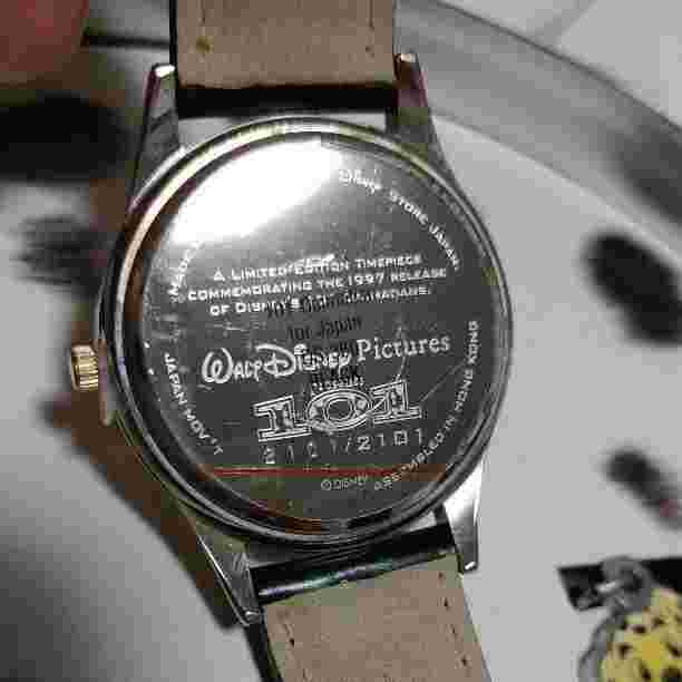 World limited Disney 101 Dalmatians Watch Super rare serial number unused 7513MT