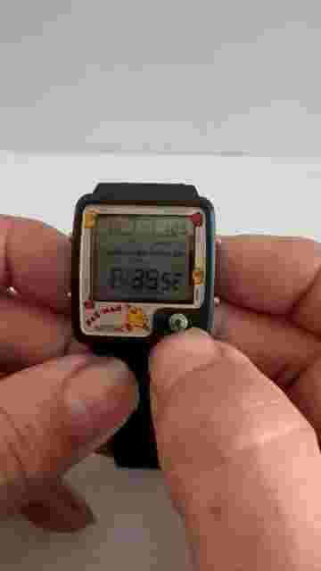 1980 Nelsonic Pac Man Pac-Man Watch Joystick Version Hong Kong WORKIN Read