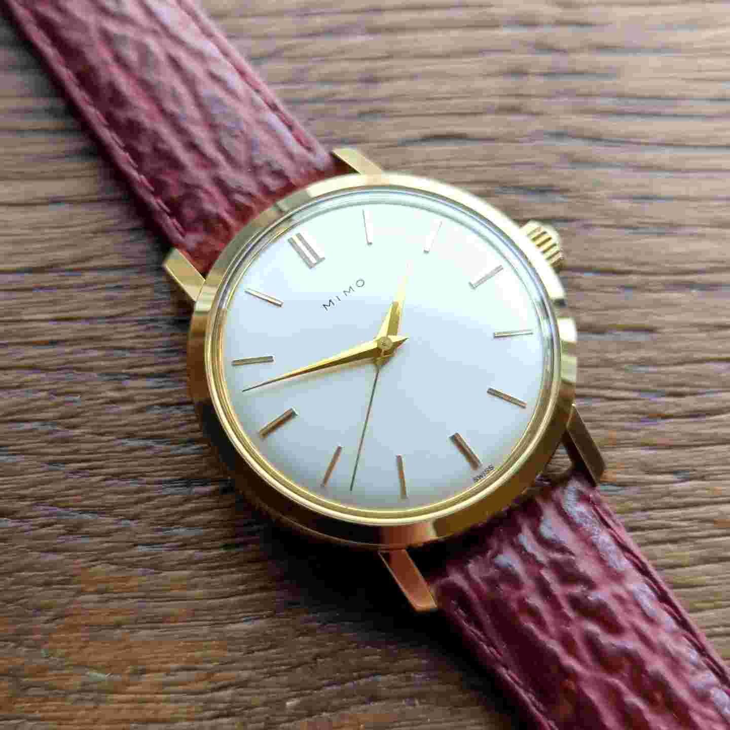 Mimo Girard Perregaux Vintage Mens Electric Watch Landeron 4750 C. 1961 Working