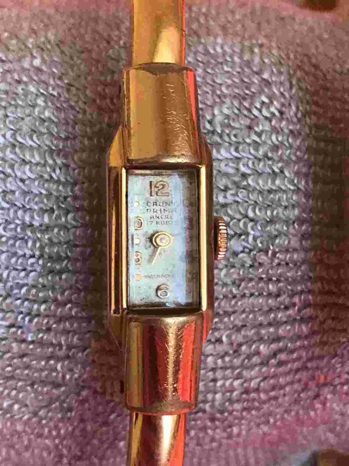 Cauny Prima Ancre 17 Rubis - 2x - Ultra rare watches