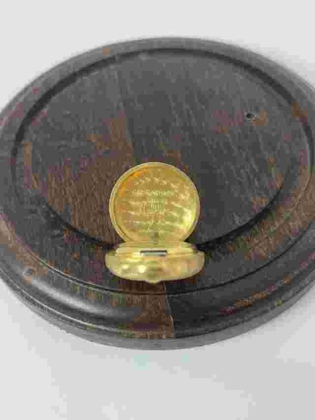 ARNEX 18K SOLID GOLD PENDANT WATCH