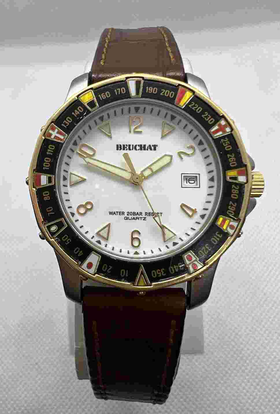 BEUCHAT GAY GIANO QUARTZ WRIST WATCH. GH-161
