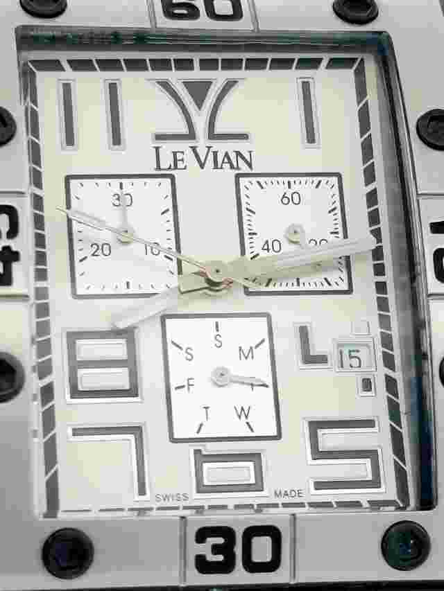 Le VIAN Chronograph Limited Edition 1/500 Swiss Made 50mm Men' Watch -LV105 BSSV