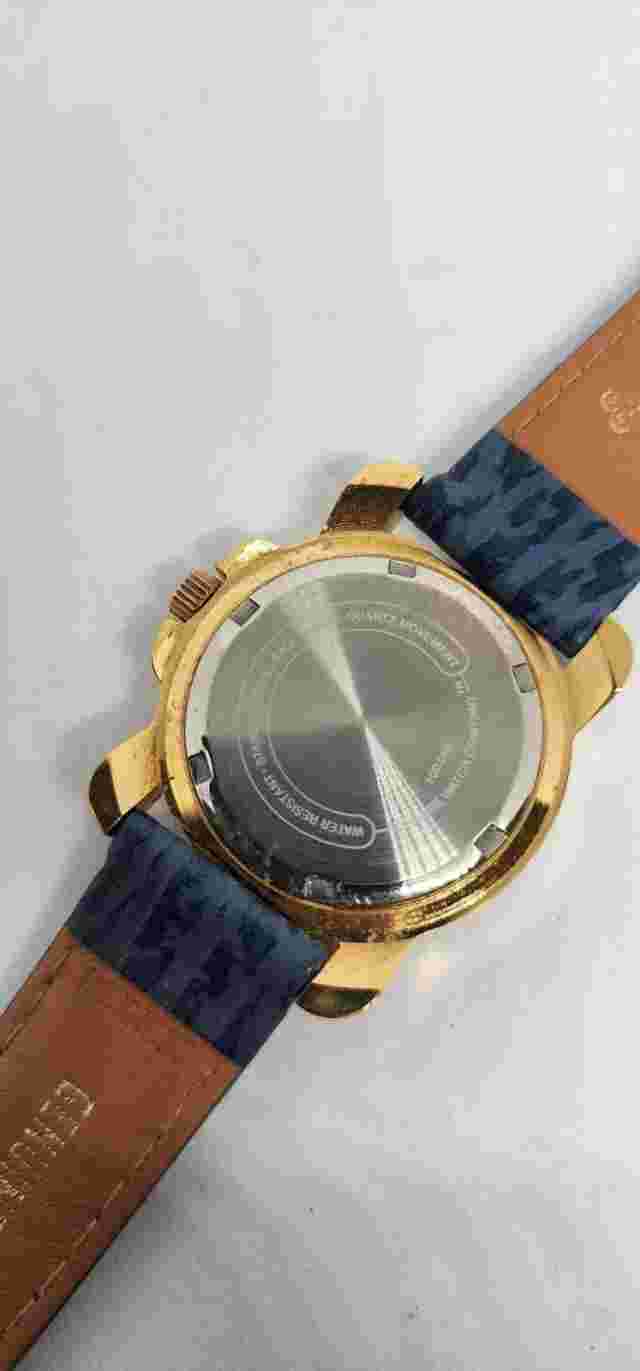 Beautiful Swiss Esquire ESQ Submersible Men's Gold Water Resistant Watch