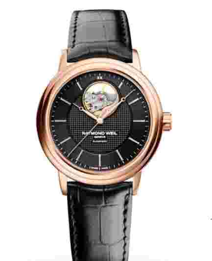 Raymond Weil Maestro Automatic Black Dial Men's Watch - 2827