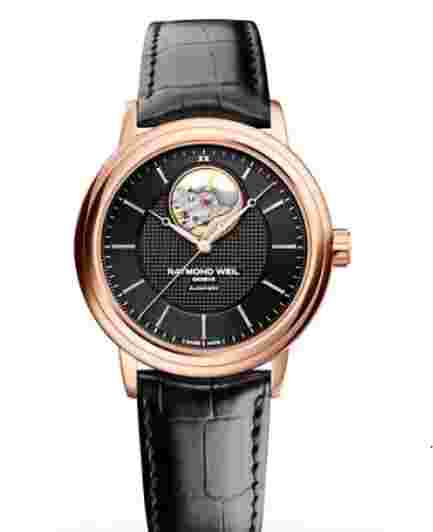 Raymond Weil Maestro Automatic Black Dial Men's Watch - 2827