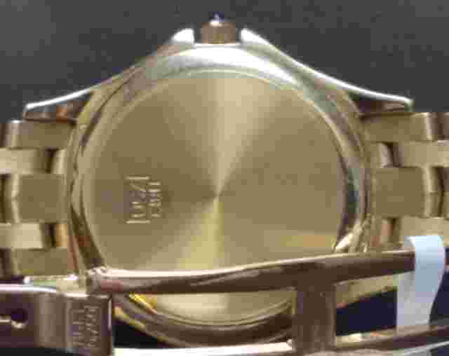 Lady's Fine Swiss 18k Yellow Gold and Diamond Cyma Watch