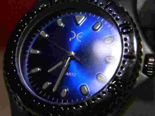 Perry Ellis Exclusive Deep Sapphire Blue Dial Quartz Wristwatch 2 Year Warranty
