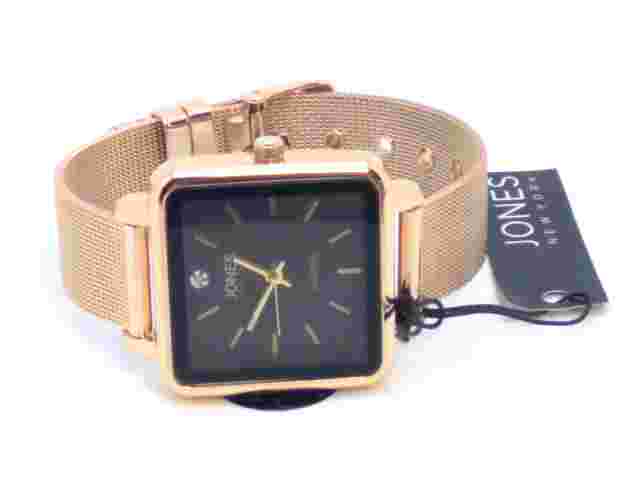 Jones New York 13555G-42-G27 Women's Diamond Marker Gold Metal Bracelet Watch