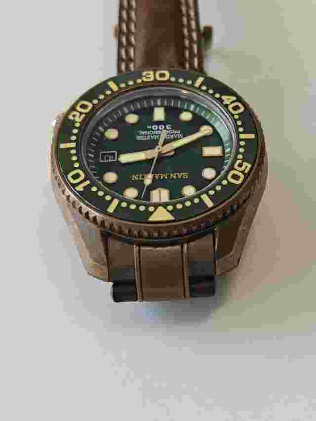 San Martin  limited edition Classic Men Watch PT5000  Automatic Bronze MM 3Watch