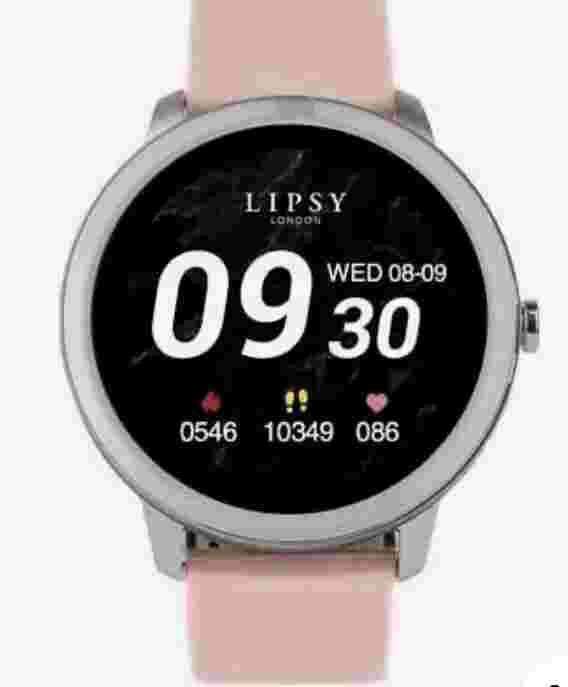 Lipsy Ladies Smartwatch with Pink Silicone Strap LP937