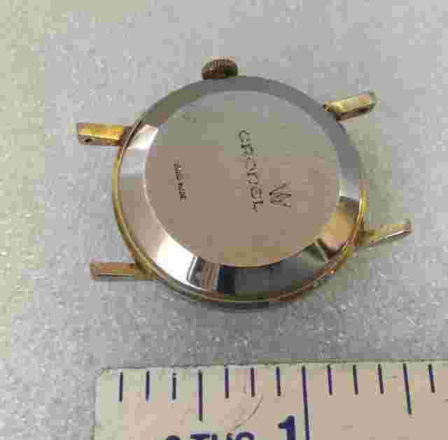 Vintage CRONEL Plated  Gents Watch Spares Or Repair