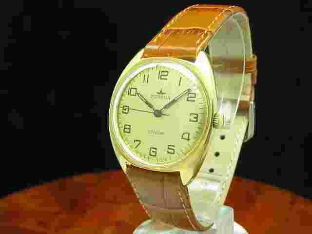 Dugena Junior Gold Mantel/Stainless Steel Hand Wound Men's Watch/Caliber 2003