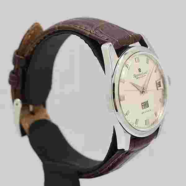 RICOH Dynamic Escort 65101 silver hand-wound day-date vintage men's watch used