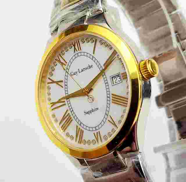 RARE,UNIQUE Men's Watch GUY LAROCHE GL-8393-01. Swiss Movement. Protective Films