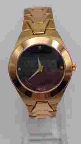 Relic Mens Watch - Flashing "VEGAS BABY" - ZR55195 - Gold Tone
