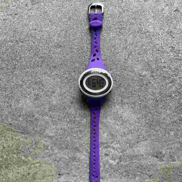 Unisex Gaiam By Oregon Scientific SE332M Watch, Purple Resin Band A5