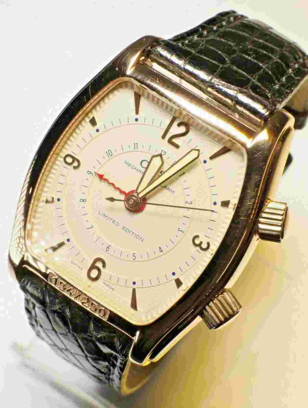 OrisAlarm Limited Edition 18K (0.75) Solid GOld 154/250 Mechanicl Alrm