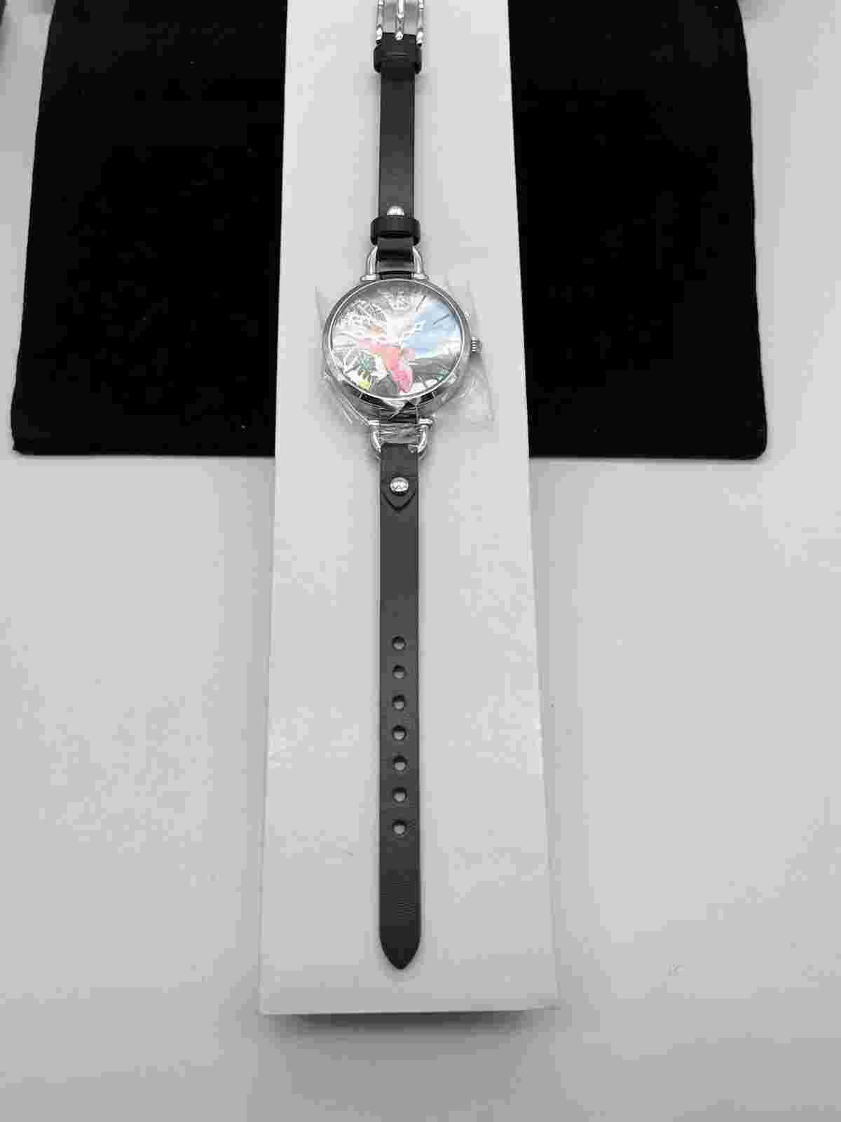 Christian Lacroix Leather Strap Watch