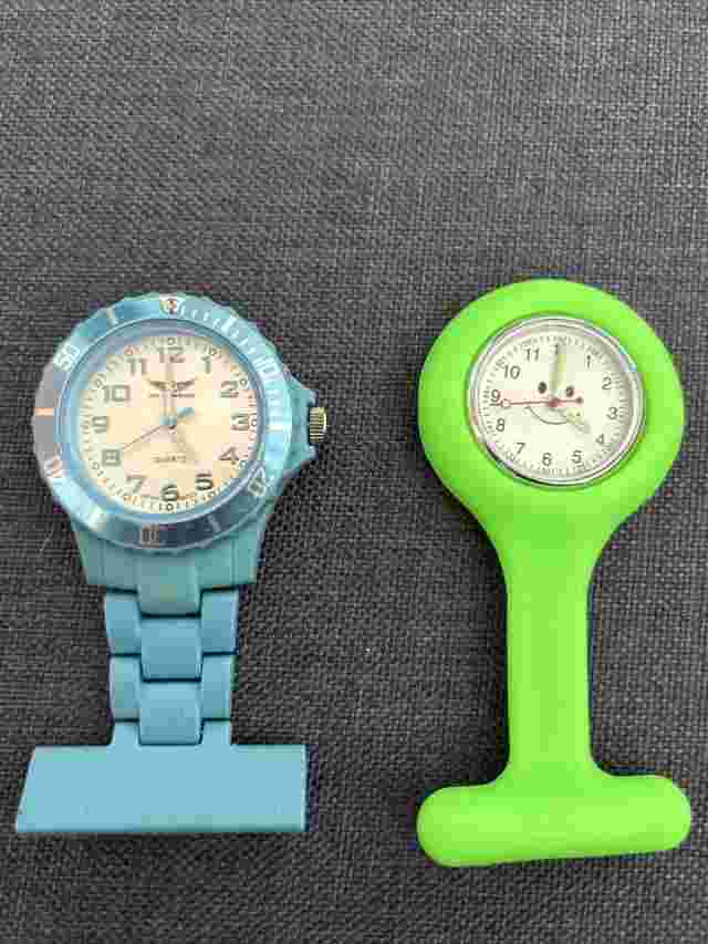 Ny London Nurse Watch. Green Smile Nurse Watch. New Batteries. Both Working