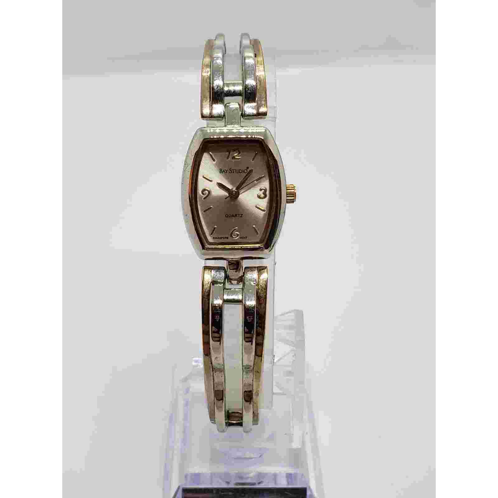 Bay Studio women's watch. Square iridescent face. 11257 100 working watch