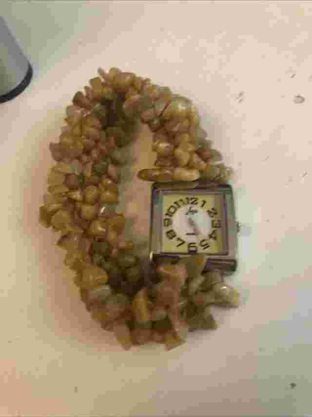 Aria Stone Watch NEW BATTERY