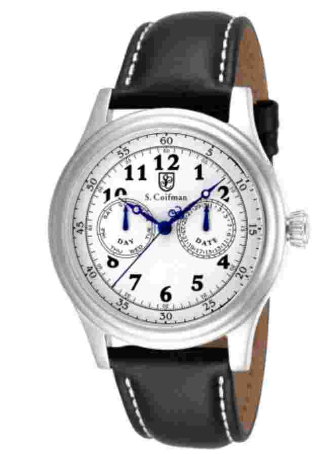 S. Coifman Heritage Men's Watch - 43mm, Black (SC0274)