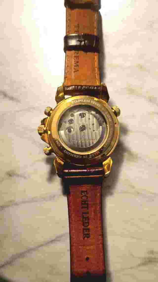 Full Calendar Marco Polo Watch  GM-3005-7 Theorema, Germany All Natural Gems