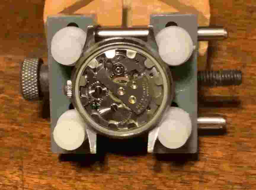 Milos Men’s Watch Stainless Steel Case Savoy Watch Co. Movt. Black Military Dial