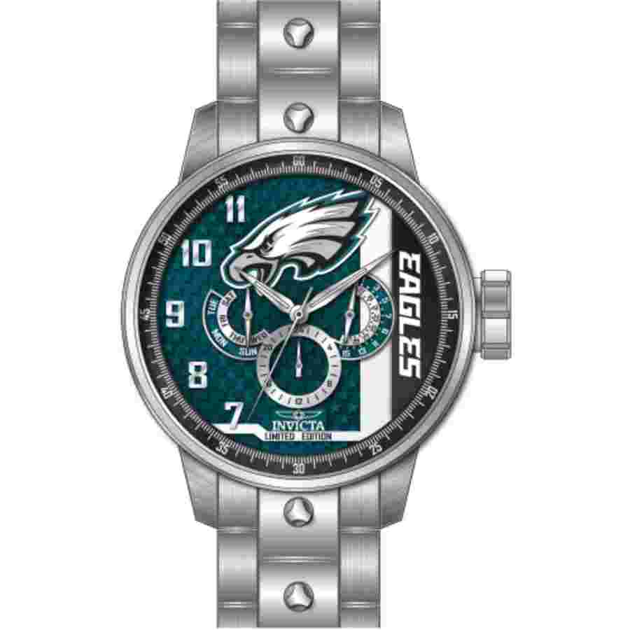 Invicta NFL Philadelphia Eagles GMT Quartz Men's Watch 45127