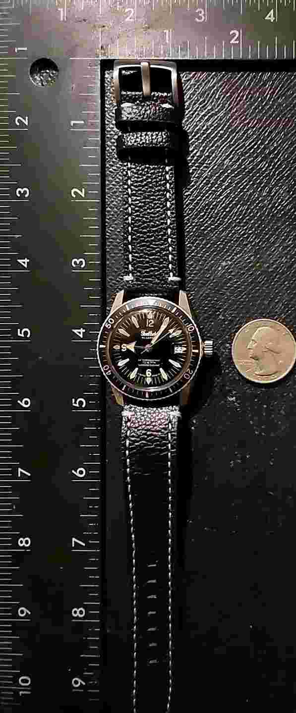 Vintage Sheffield Allsport Diver Mechanical Wristwatch & New Band.