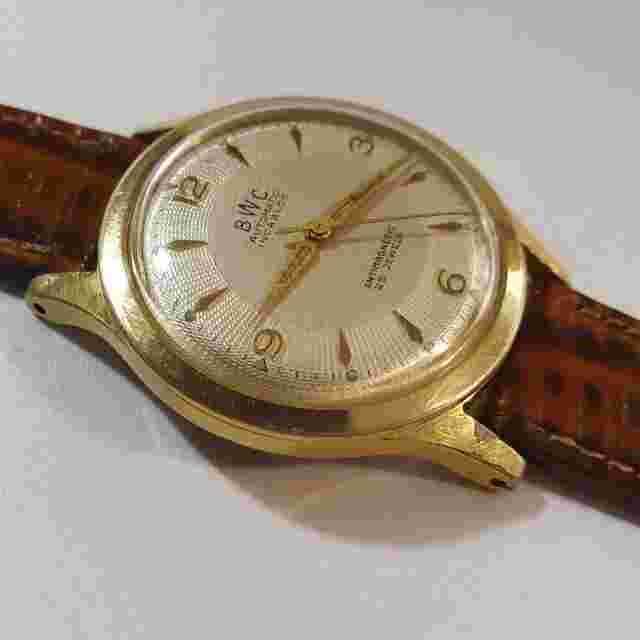 Wristwatch Vintage Man " BWC " Swiss ø34 Rare Felsa Automatic F-690 "
