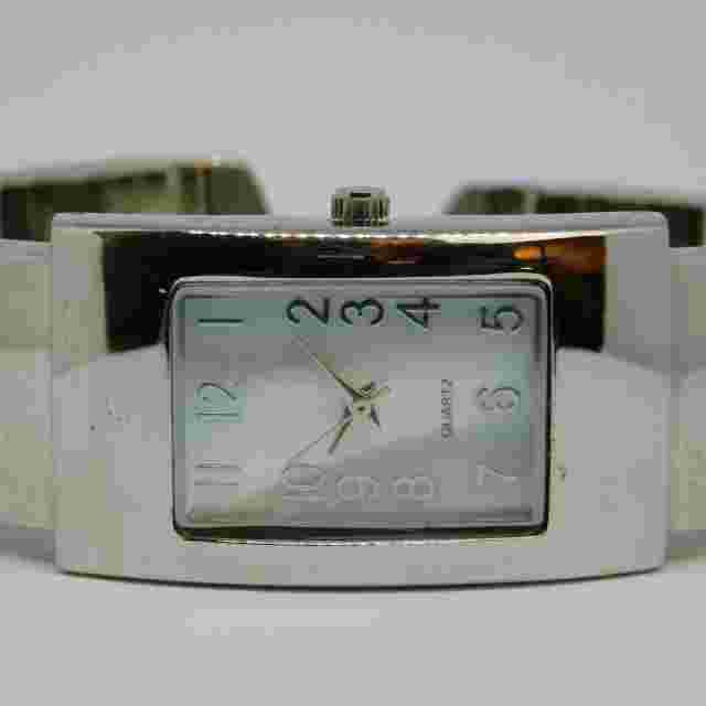 M.Z.BERGER WS66 Cuff Bracelet Quartz Analog Women's Watch Sz. 6" New Battery