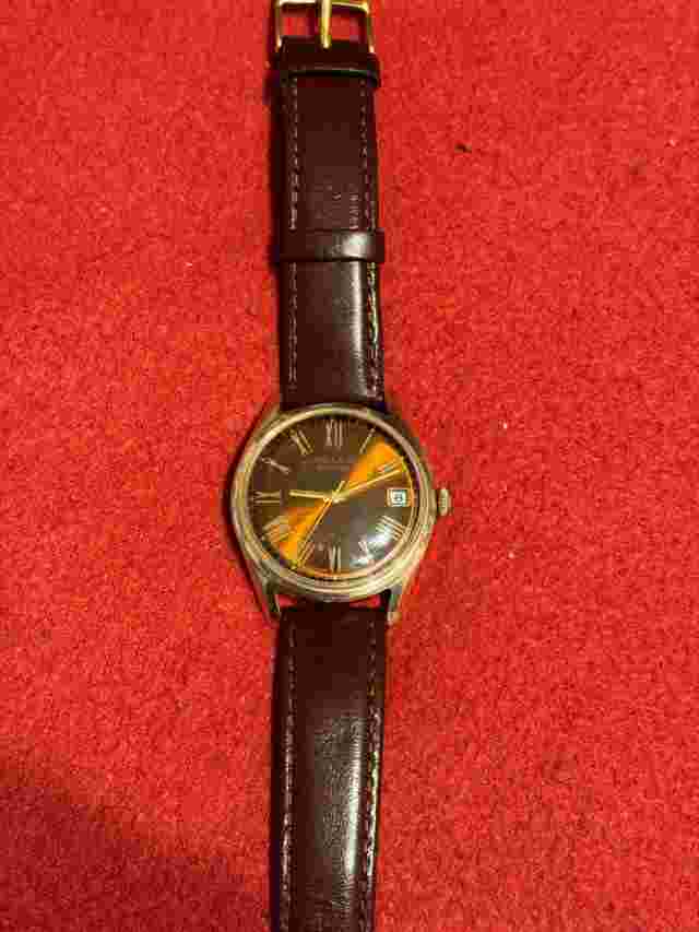 POLJOT SOLID GOLD 14 CARAT MENS WATCH USED