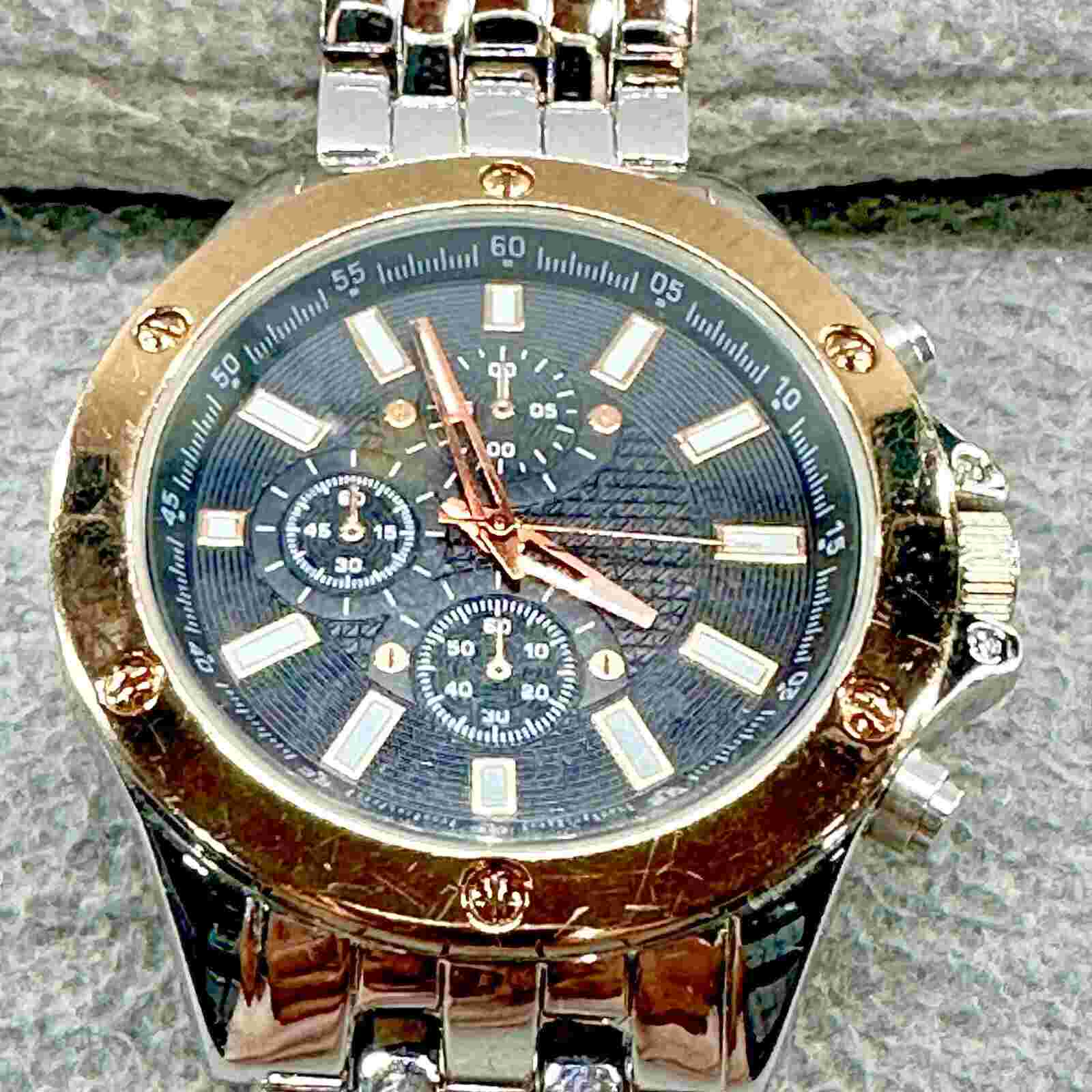 FMD FMDAL851 Two Tone Metal Men's Watch (AS )