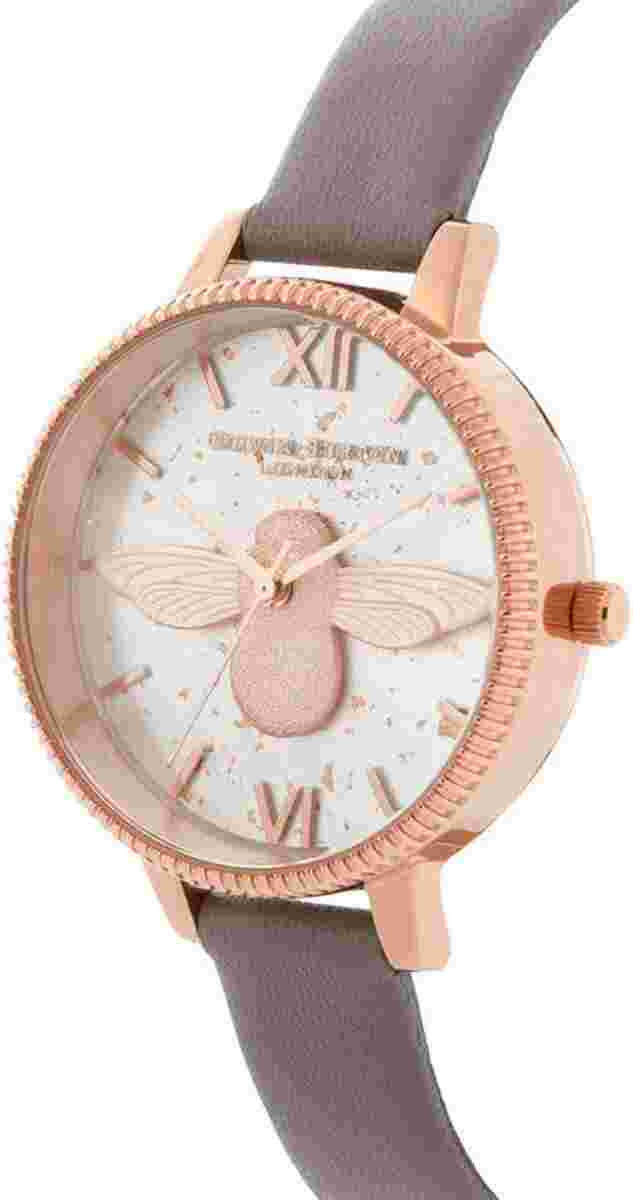 Olivia Burton OB16GD06 Celestial 3d Bee Demi Dial Watch With 34mm Face