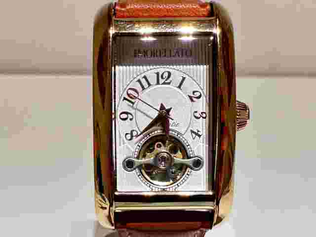 BEAUTIFUL RARE GOLD PLATED AUTOMATIC ITALY LADIES WATCH "MORELLATO" OPEN BALANCE